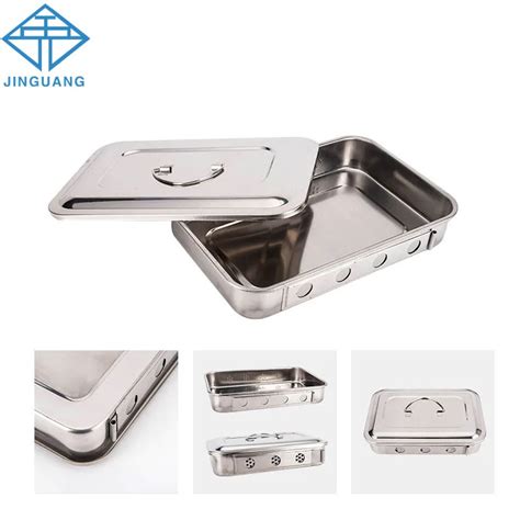 stainless steel dental sterilization box